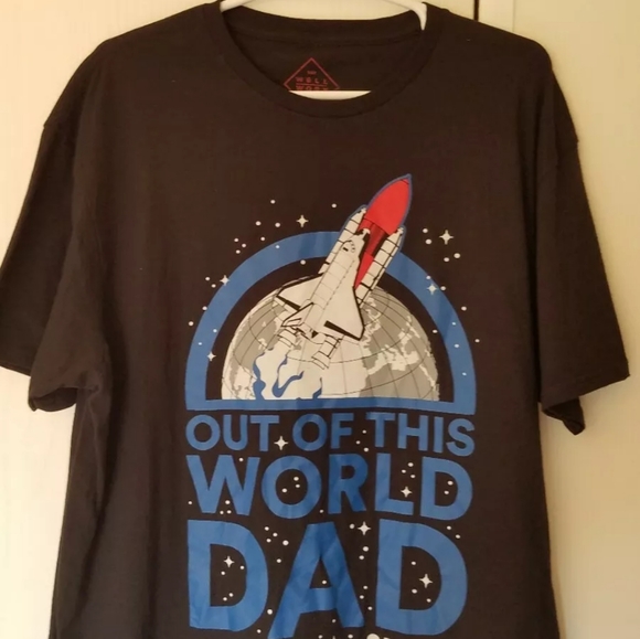 Out of This World Dad Sz XL NASA Space T-Shirt - Picture 2 of 8